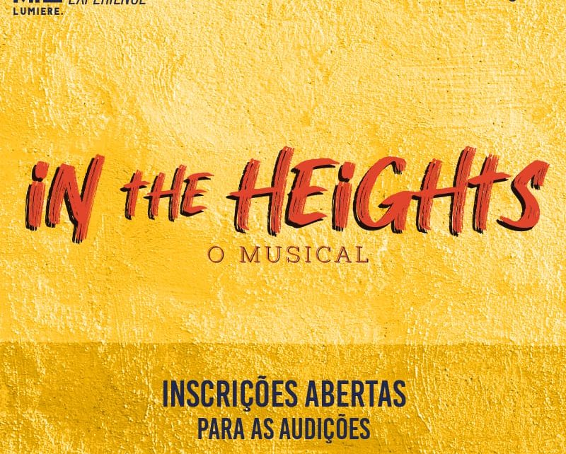 ÚLTIMAS VAGAS Curso de montagem presencial do musical In The Heights